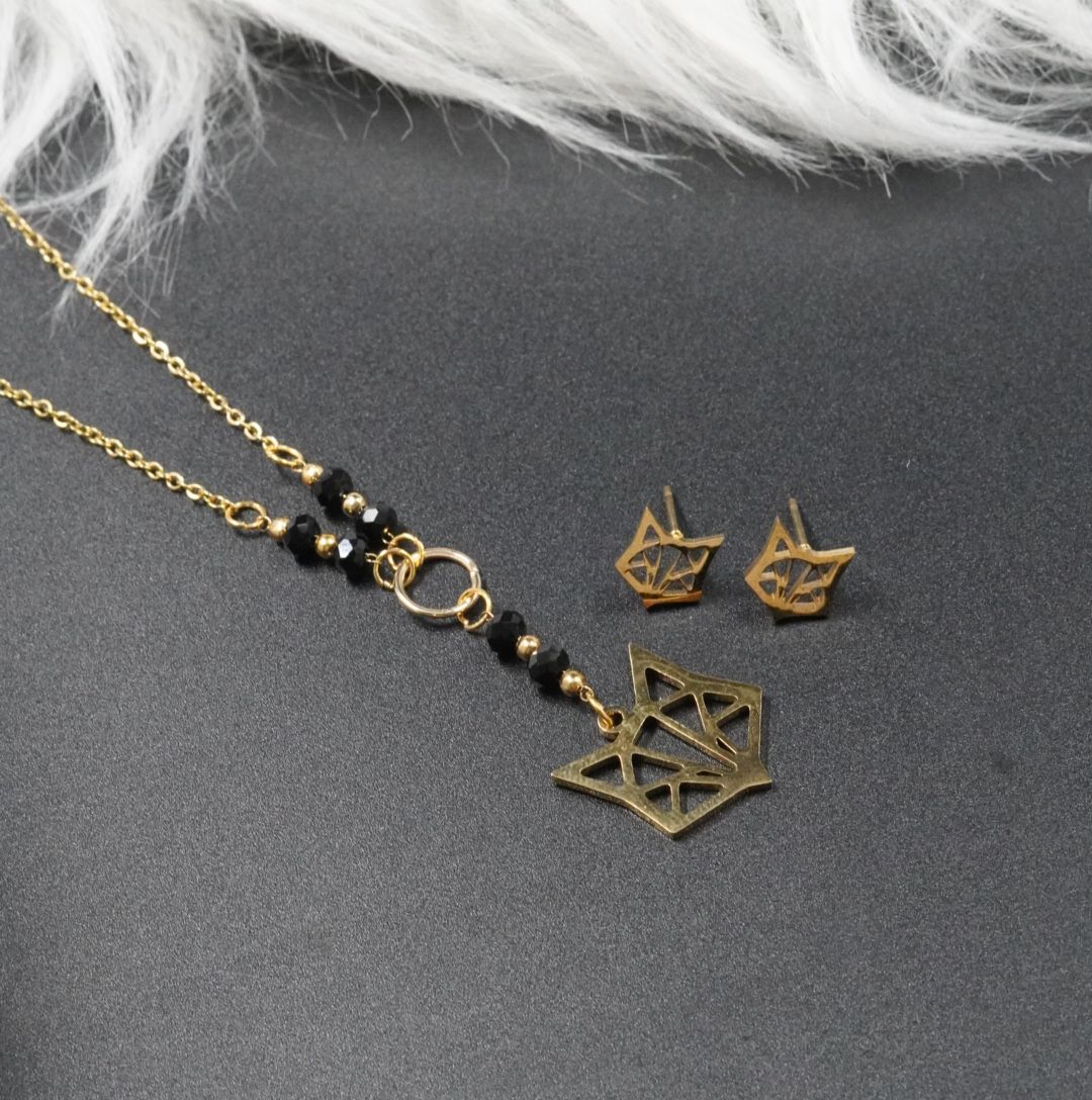 Miniatura 3 de JUEGUITO CORBATIN MURANO ZORRO NEGRO